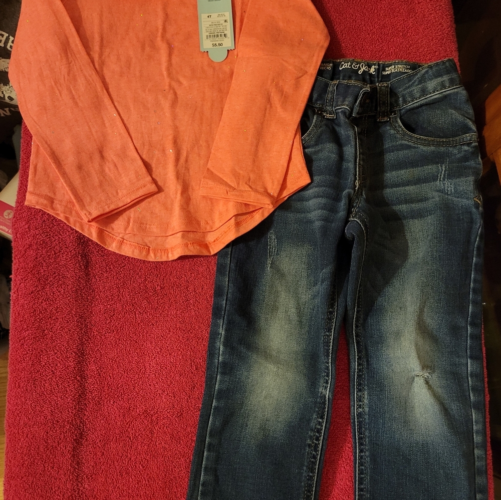 Girl's Cat & Jack outfit